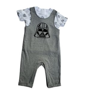 Star Wars 2 piece Romper set - Grey, 9 Months